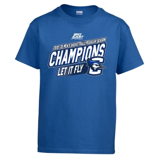 Picture of Creighton Youth 2019-20 Big East Basketball Regular Season Champions Short Sleeve Shirt