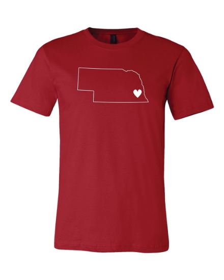 Picture of Nebraska Heart T-shirt