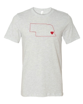 Picture of Nebraska Heart T-shirt