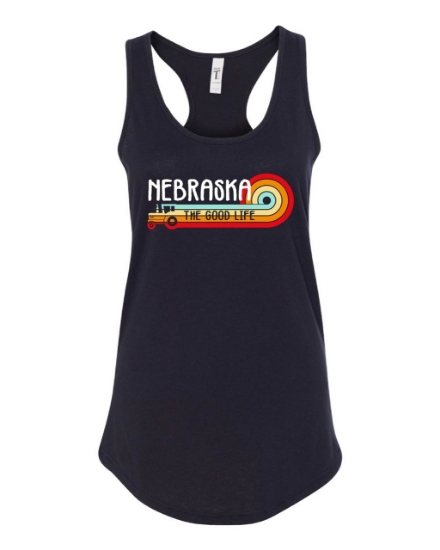 Picture of Nebraska Retro Tractor Racerback Tank