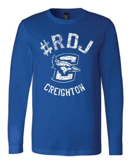 Picture of Creighton Soft Cotton Long Sleeve Shirt (CU-214)