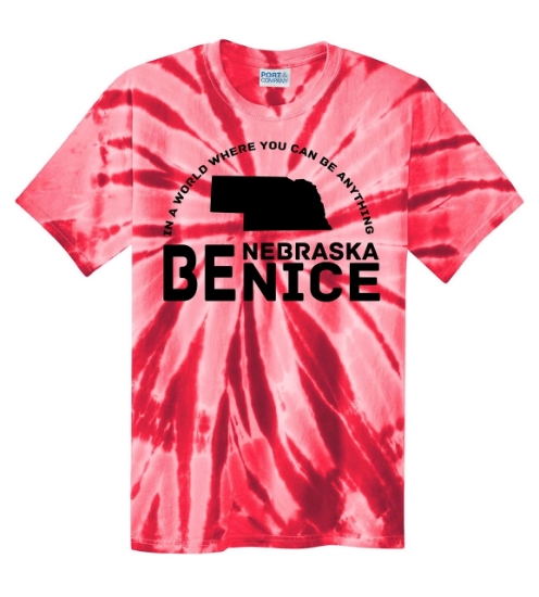 Picture of Be Nebraska Nice Tie-Dye T-shirt
