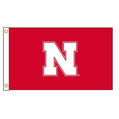 Picture of Nebraska Iron N Applique Flag