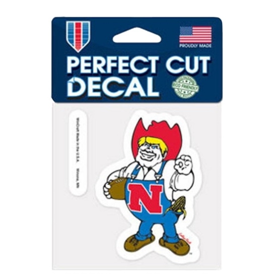 Picture of Nebraska 4" x 4" Herbie Perfect Cut Decal