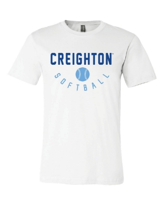 Picture of Creighton Softball Soft Cotton Short Sleeve Shirt  (CU-234)