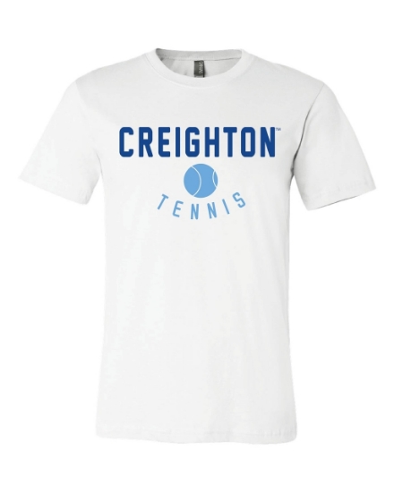 Picture of Creighton Tennis Soft Cotton Short Sleeve Shirt  (CU-233)