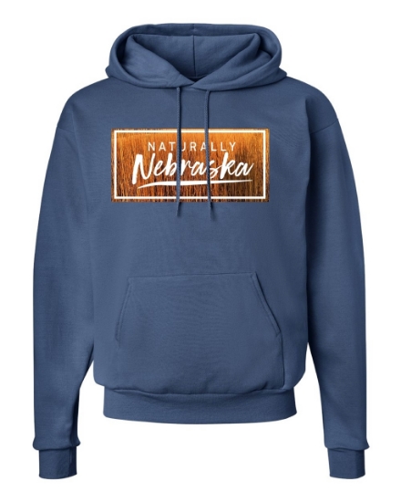 Picture of Naturally Nebraska Golden Grain Cotton Hoodie