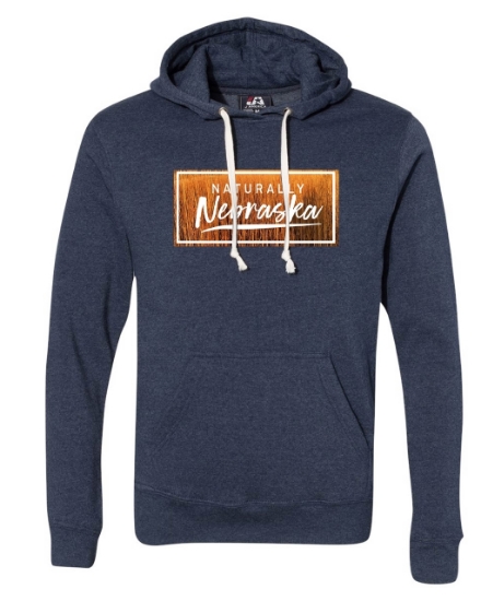 Picture of Naturally Nebraska Golden Grain Triblend Hoodie