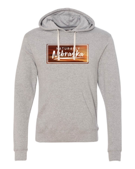 Picture of Naturally Nebraska Sunset Triblend Hoodie