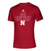 Picture of Nebraska Adidas® Locker Motto Creator Short Sleeve Shirt