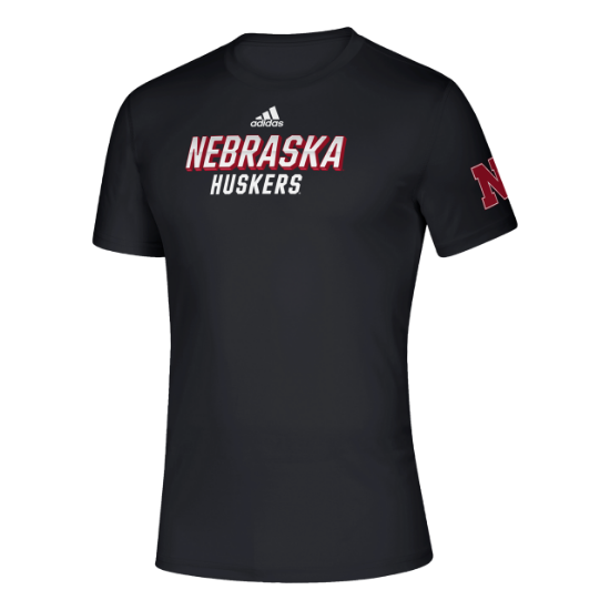 Picture of Nebraska Adidas® Locker Chromed Up Creator Short Sleeve Shirt