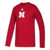 Picture of Nebraska Adidas® Locker Side by Side Amplifier Long Sleeve Shirt