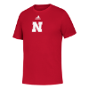 Picture of Nebraska Adidas® Locker Side by Side Amplifier Short Sleeve Shirt