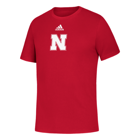 Picture of Nebraska Adidas® Locker Side by Side Amplifier Short Sleeve Shirt