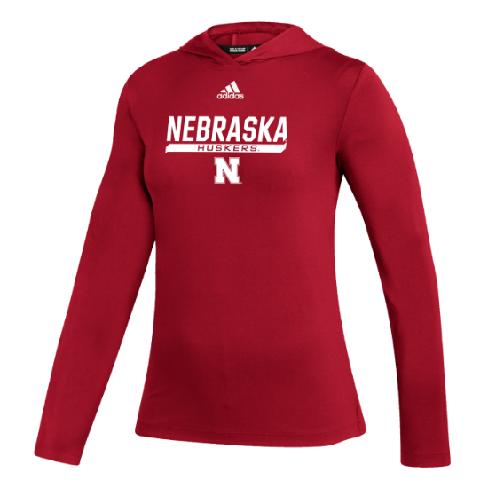 Picture of Nebraska Adidas® Ladies Under the Lights Long Sleeve Training Top