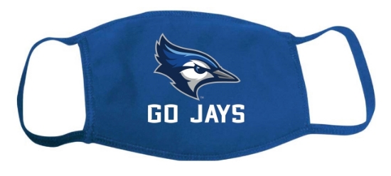 Picture of Creighton 2-Ply Go Jays Face Mask (CU-242)