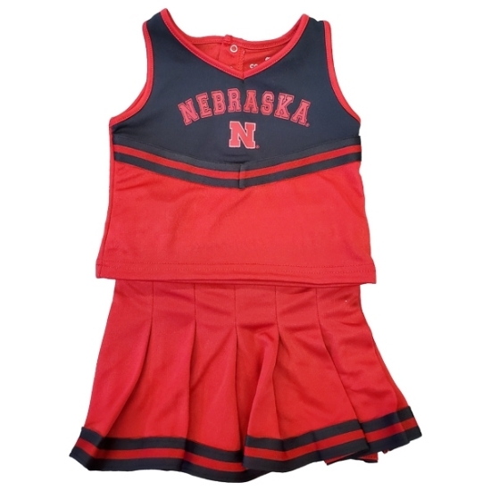 Picture of Nebraska Colosseum® Toddler Cheerleading Set