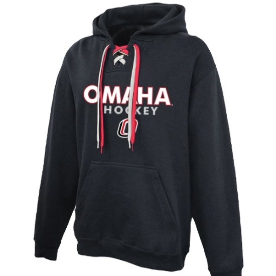 Picture of UNO Hockey 2-Lace Hooded Sweatshirt (UNO-GTX-004)