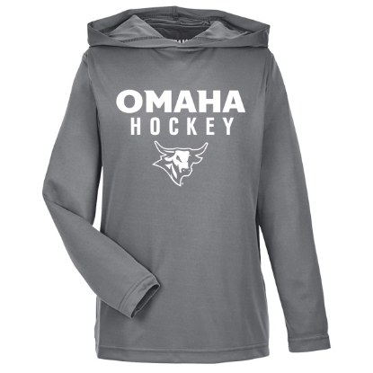 Picture of UNO Youth Hockey Hooded Long Sleeve Shirt (UNO-026)