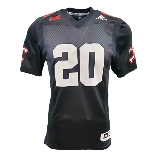 Picture of Nebraska Adidas® #20 Replica Strategy Football Jersey