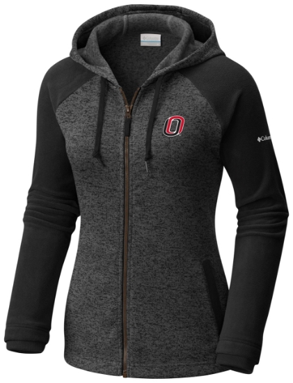 Picture of UNO Columbia® Ladies Darling Days Hooded Full Zip Black