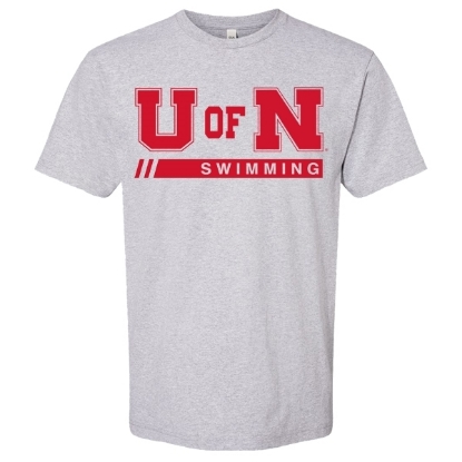 Picture of Nebraska Swimming Short Sleeve Shirt (NU-258)