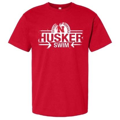 Picture of Nebraska Swimming Short Sleeve Shirt (NU-262)