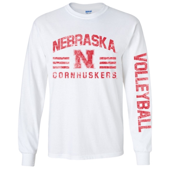 Nebraska Volleyball Long Sleeve Shirt NU 269