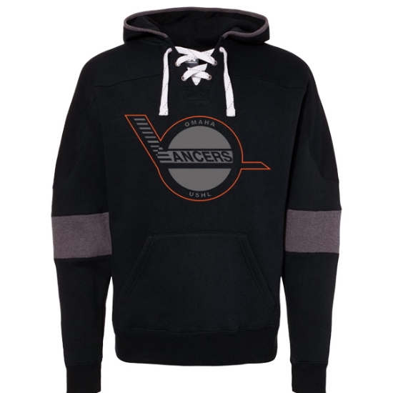 Picture of Lancers Sport Lace Colorblock Fleece Hooded Sweatshirt (Lancers-237)