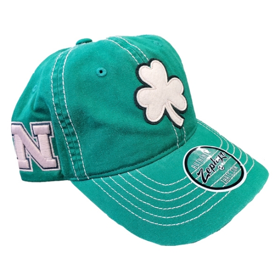 Picture of Nebraska Z Luck Shamrock Adjustable Hat