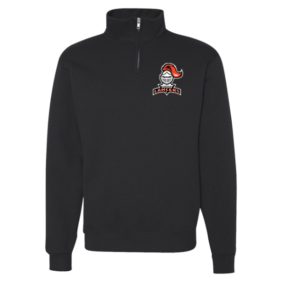 Picture of Lancers Cadet 1/4 Zip Fleece Sweatshirt Black