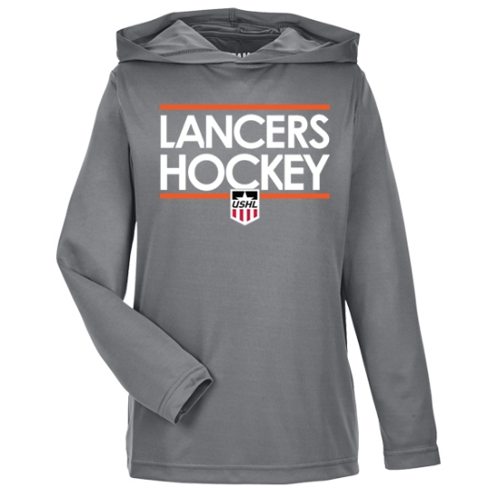 Picture of Lancers Youth Hockey Hooded Long Sleeve Shirt (LANCERS-232)