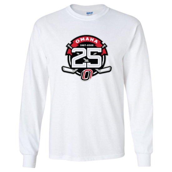 Picture of UNO Hockey 25th Anniversary Long Sleeve Shirt (UNO-Hockey-078)