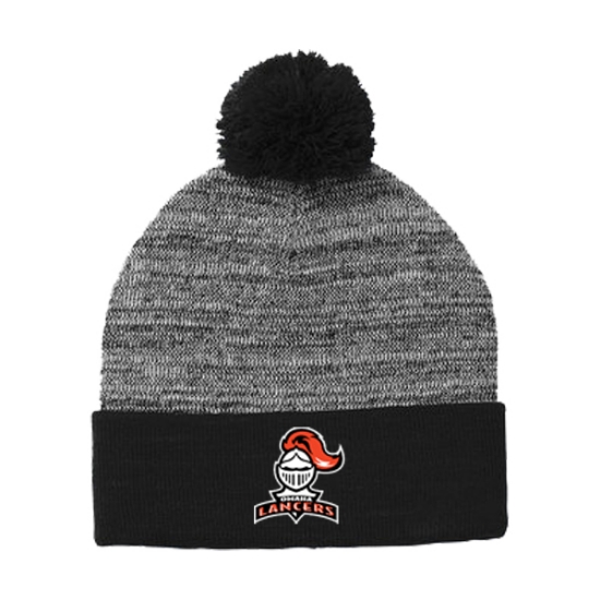 Picture of Lancers Heather Pom Pom Beanie