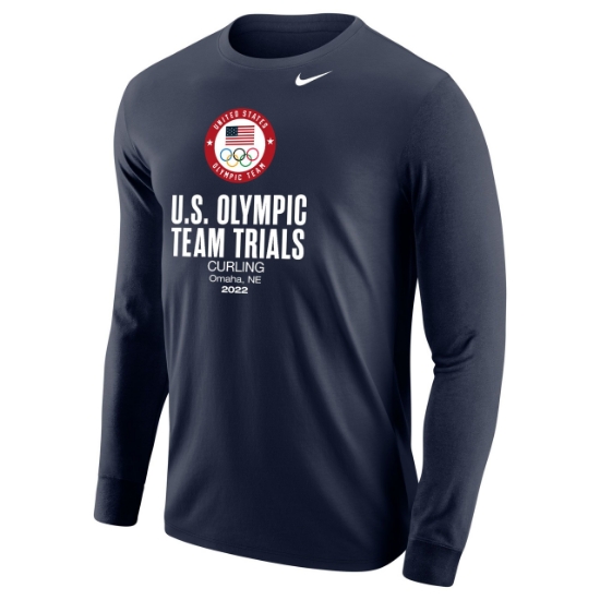 Picture of Curling Olympic Team Trials Nike®  Long Sleeve Shirt