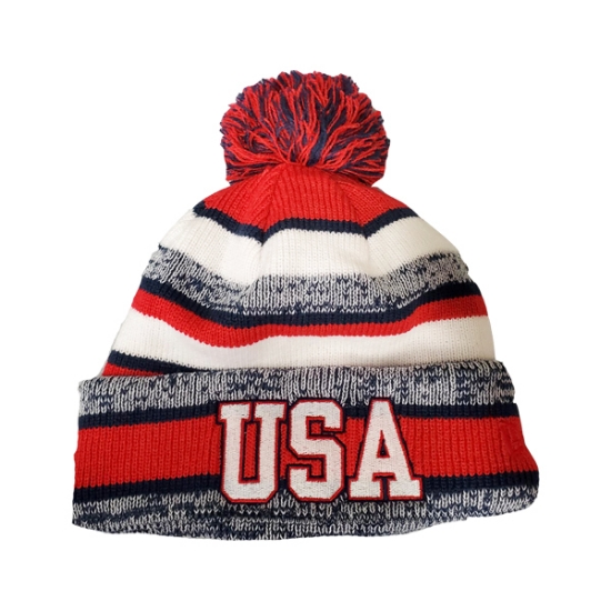 Lawlor's Custom Sportswear | USA Curling Knit Hat