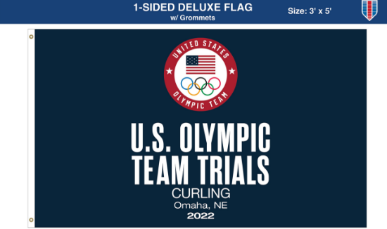 Picture of Curling Olympic Team Trials Flag