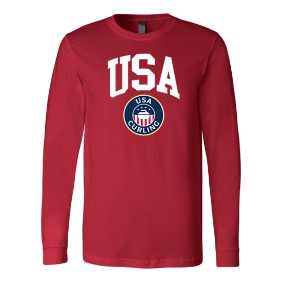 Picture of USA Curling Long Sleeve Shirt - C