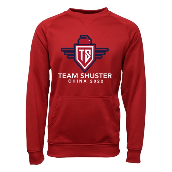 Picture of Team Shuster Performance Crewneck Sweatshirt with Front Pouch B