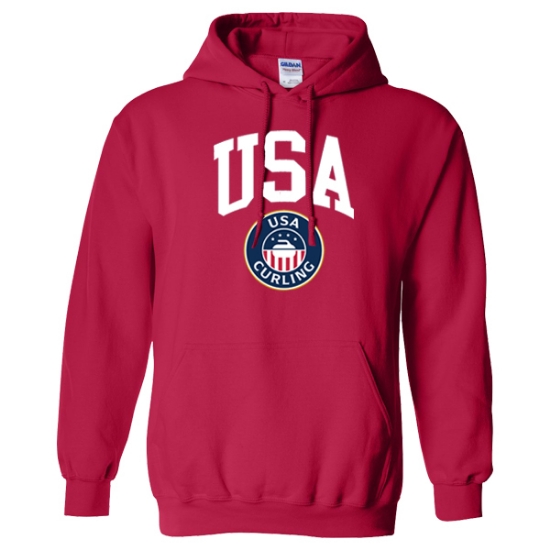 Picture of USA Curling Hooded Sweatshirt - C