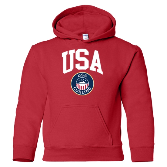 Picture of USA Curling Youth Hooded Sweatshirt