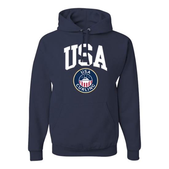 Picture of USA Curling Hooded Sweatshirt - C