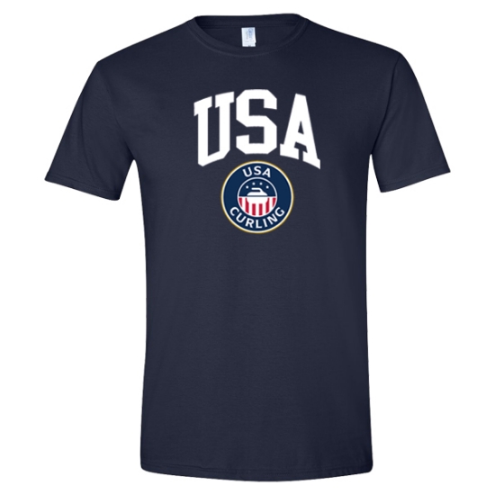 Picture of USA Curling Short Sleeve Shirt - C