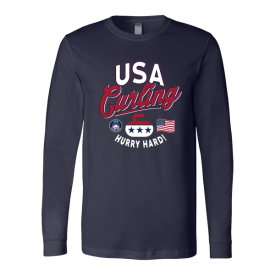 Picture of USA Curling Long Sleeve Shirt - D