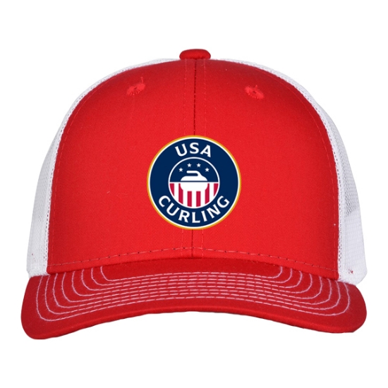 Picture of USA Curling Trucker Hat