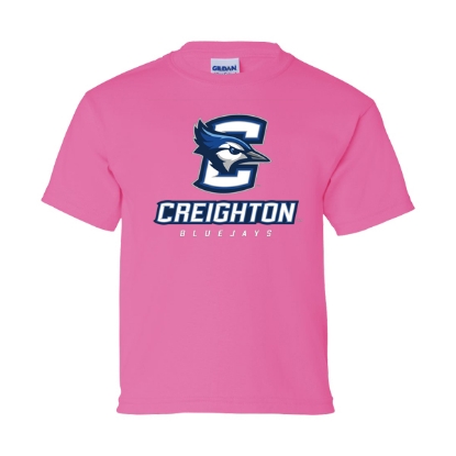 Picture of Creighton Youth Pink Out Short Sleeve Shirt (CU-025)