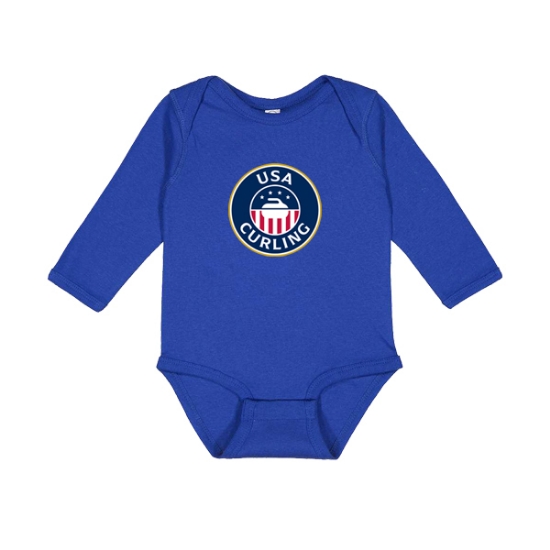 Picture of USA Curling Baby Onesie- H