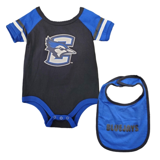 Picture of Creighton Colosseum® Infant Warner Onesie & Bib Set