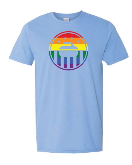 Picture of USA Curling Pride Month Short Sleeve Shirt