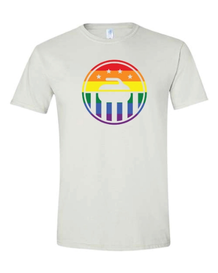 Picture of USA Curling Pride Month Short Sleeve Shirt